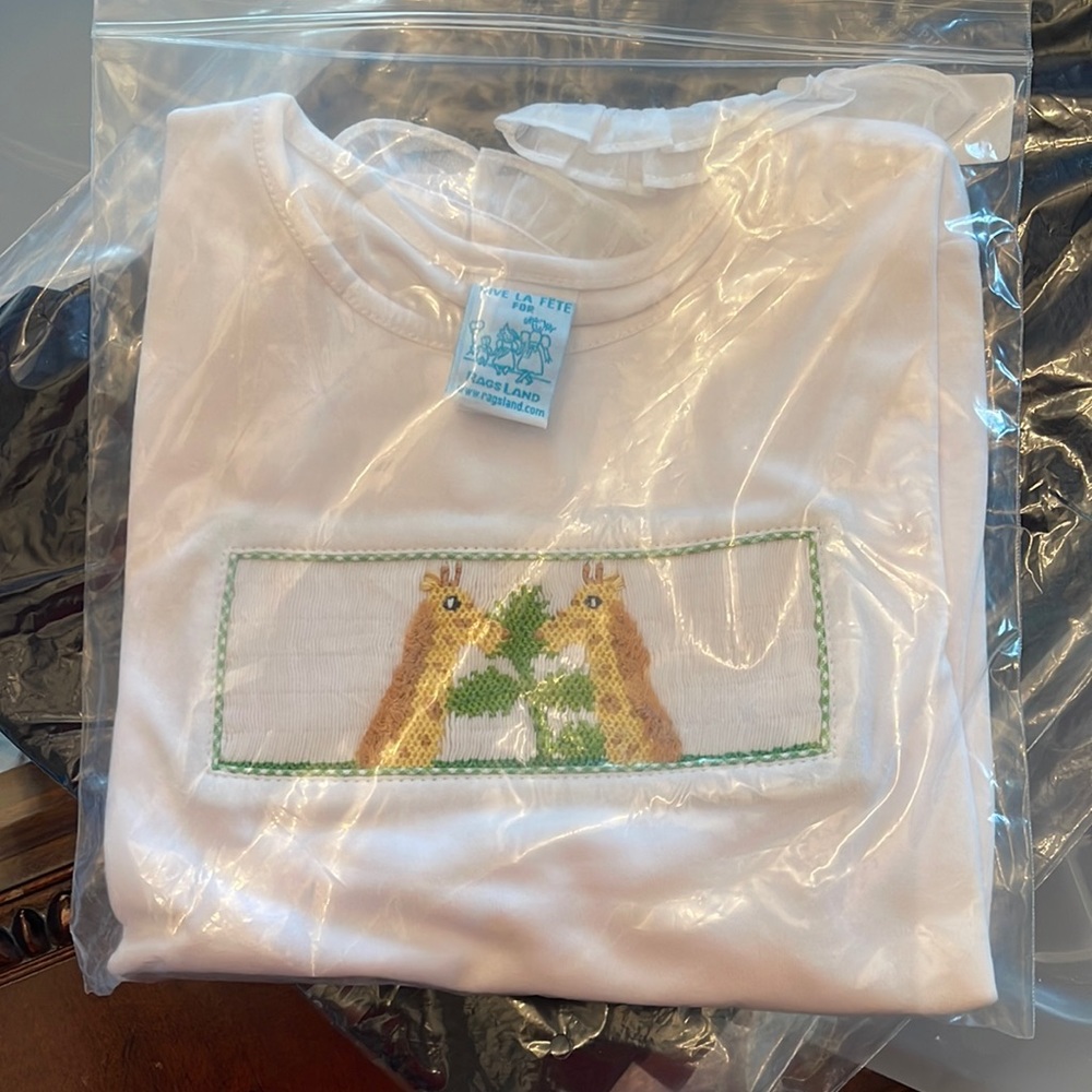 Rags Zoo, Smocked Girl’s T-Shirt